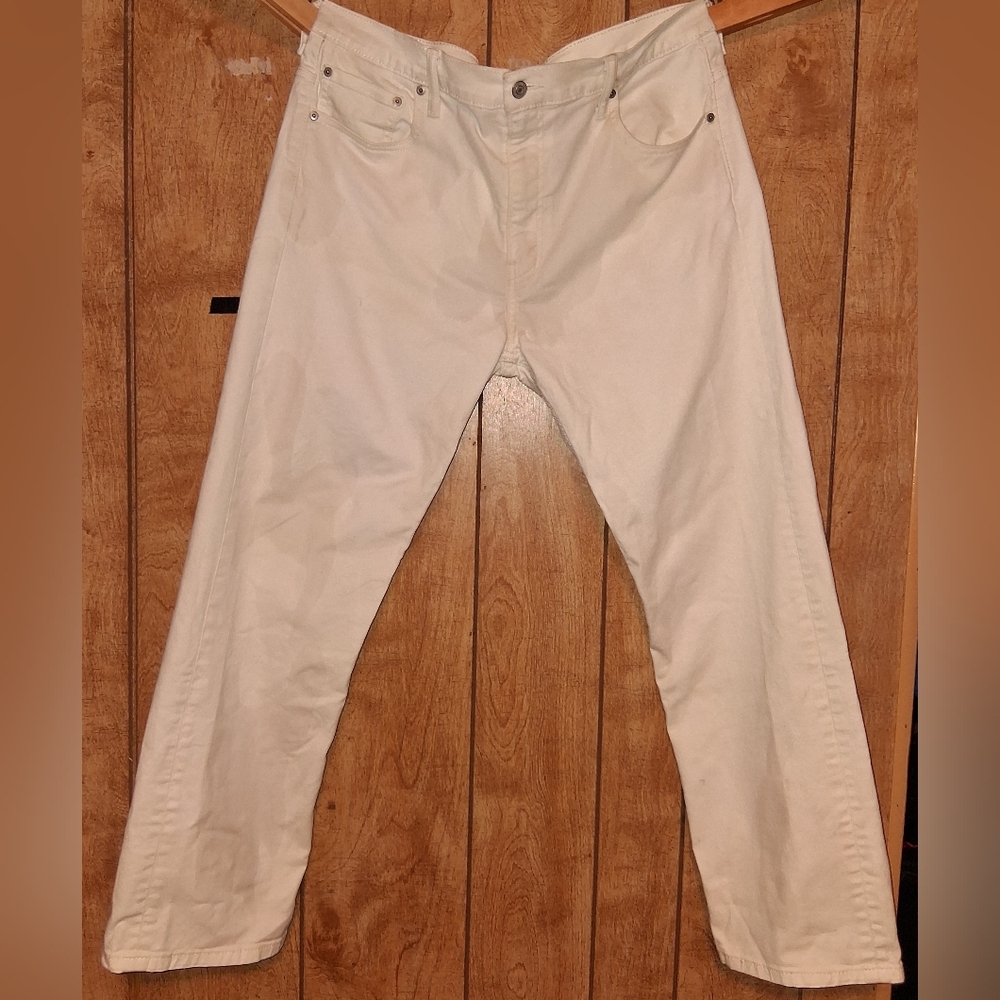 Levi's White Denim Jeans